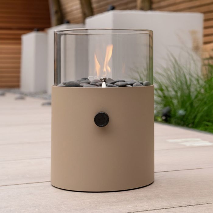 Cosiscoop XL Gas Fire Lantern - Sandy Beige