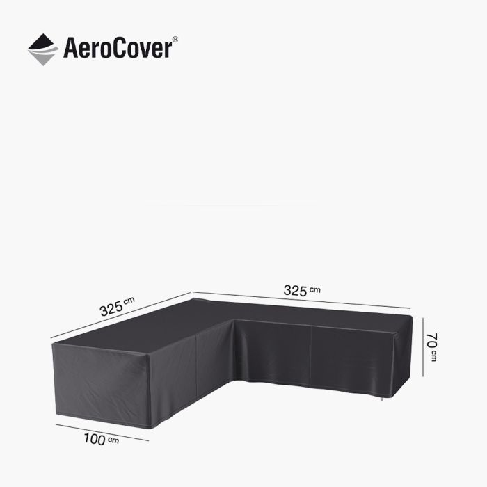 Outdoor Seating Set Aerocover L-Shape 325 x 325 x 100 x 70