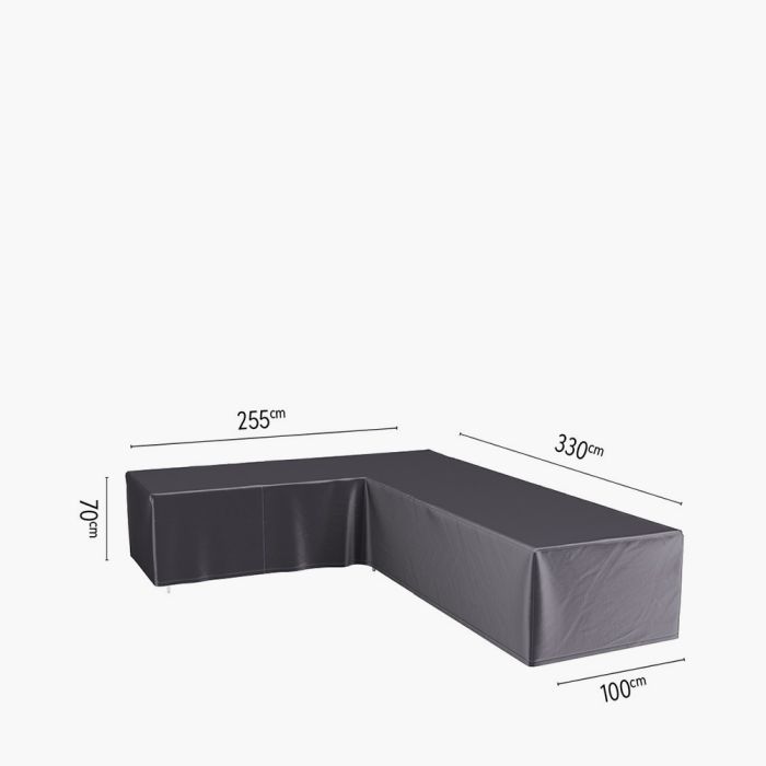 Corner Lounge Aerocover Weather Cover Right Hand L-Shape 330 x 255 x 100 x 70