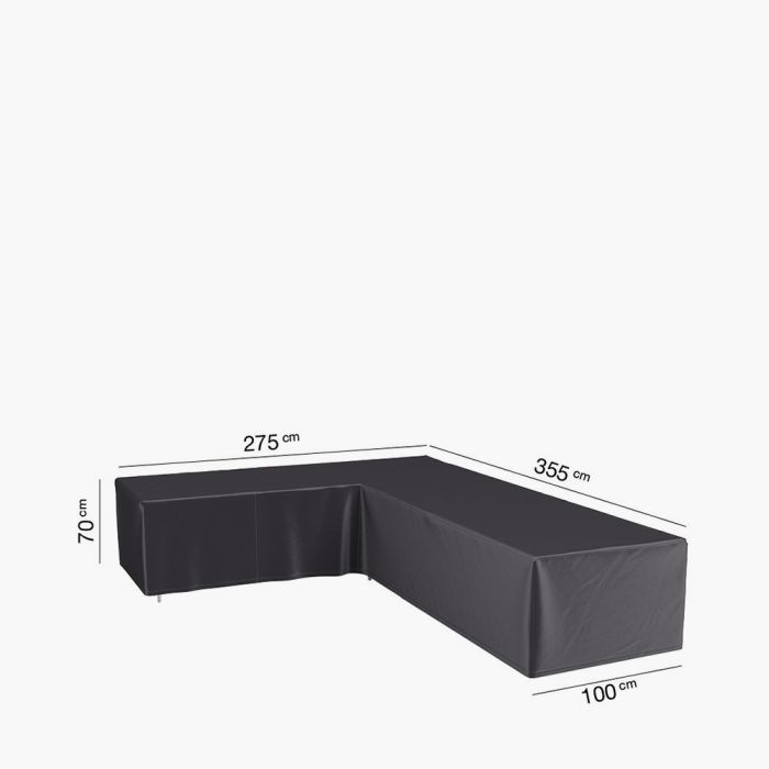 Corner Lounge Aerocover Weather Cover Right Hand L-Shape 355 x 275 x 100 x 70