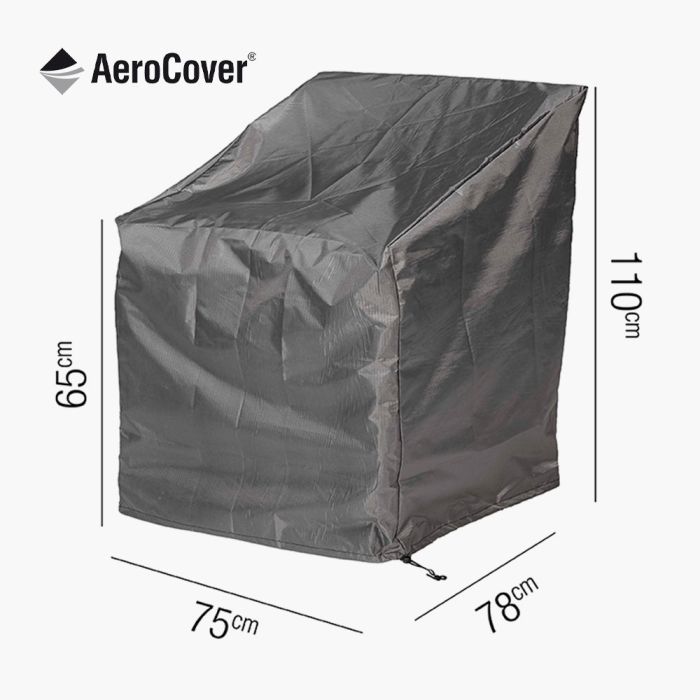 High Back Lounge Chair Aerocover 75x78x110cm