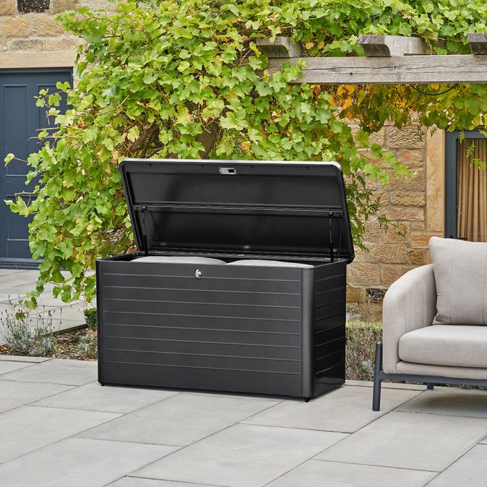 Rhode Island Small Steel Storage Box in Black