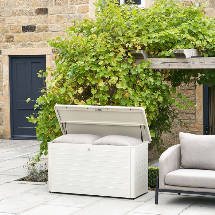 Rhode Island Small Steel Storage Box in Pebble