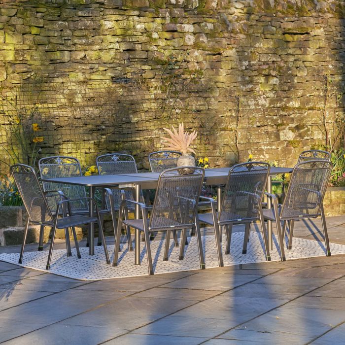 Savoy Extendable Rectangular 8 Seater Dining Set