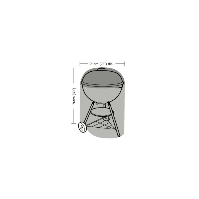 Kettle Type BBQ Cover Round 71x76cm