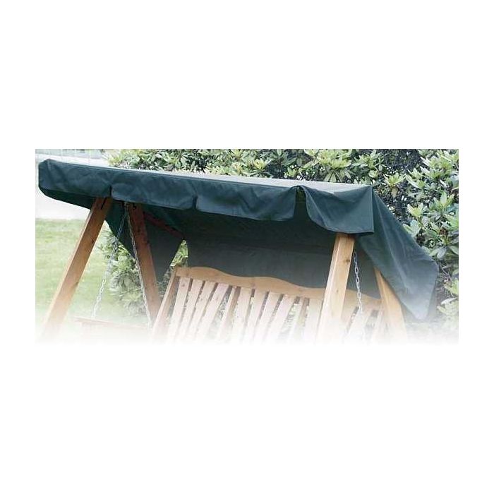 Canopy 193x130cm - Forest Green 3 Seat Swing 