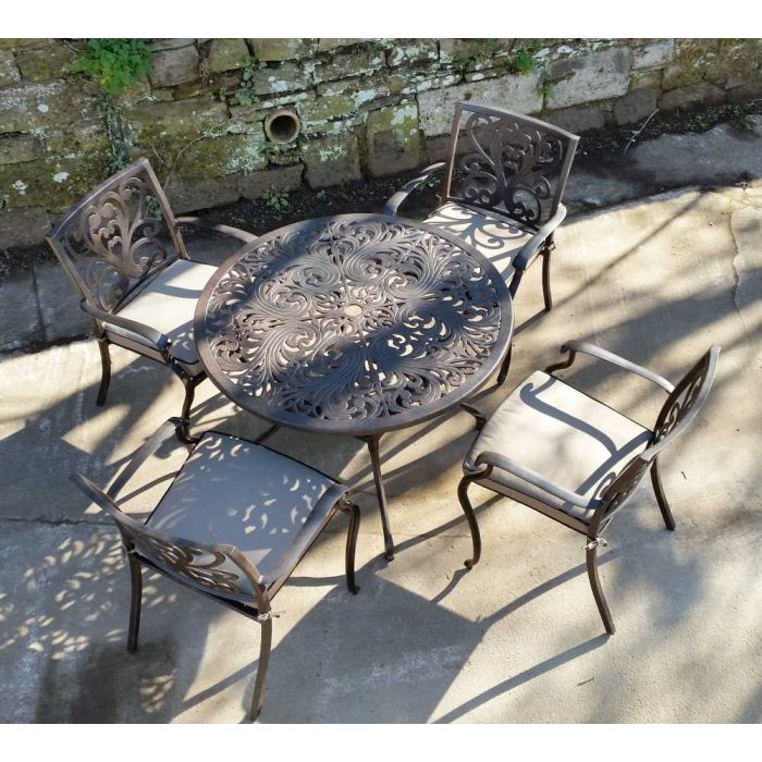 Charlotte 4 Seat Dining Set 