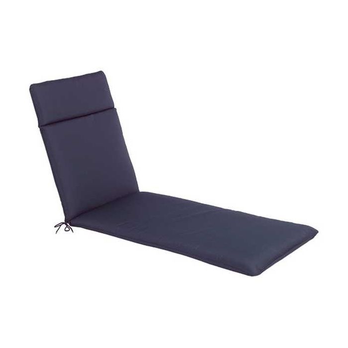 Sunlounger Cushion - Navy Blue