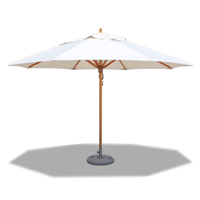 Tradewinds Classic Round Centre Pole Parasol 500cm. Ecru Canopy.