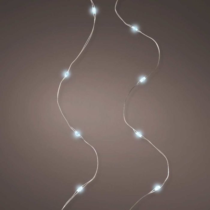 Outdoor String Lights 100 LED Cool White 5mtr