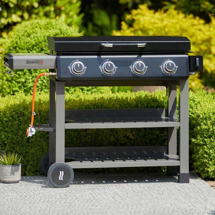 Grillstream SmashGrill 4 Burner - Matt Black