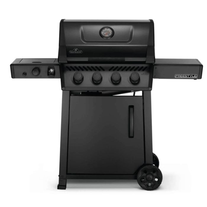 Napoleon Freestyle 425 Phantom Black- 4 Burner Gas BBQ with Sizzle Zone