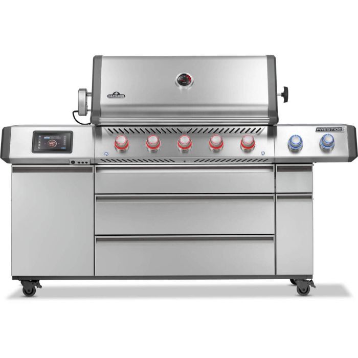 Napoleon Prestige PRO 665 Smart-Connected 5 Burner + Sizzle Zone + Rotisserie Burner + Rotisserie Kit