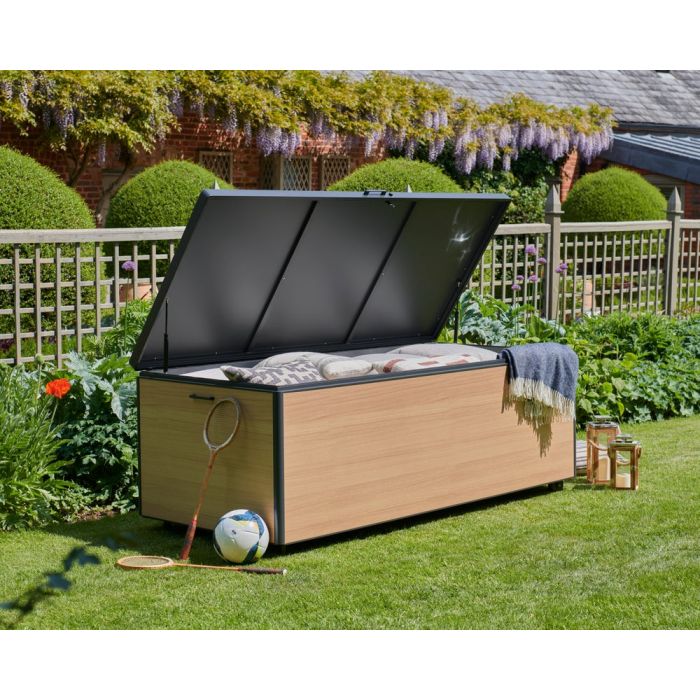 Royce XL Wood Look Aluminium Storage Box