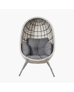 Stone Grey St Kitts Single Nest Chair