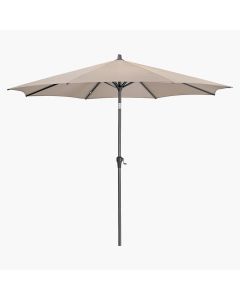 Platinum Riva 300cm Round Taupe Parasol