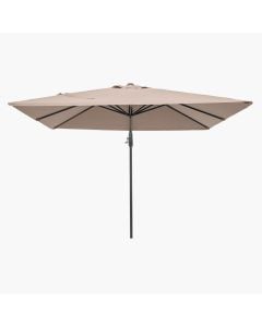 Platinum Voyager T2 Cantilever Parasol 270x270x248cm. Taupe Canopy Polyester 220g/m2