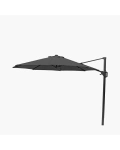 Platinum Voyager T1 Cantilever Parasol 300cm Round.  Anthracite Canopy Polyester 220g/m2