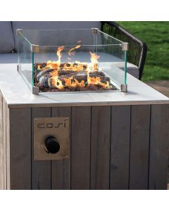 Cosicube 70 Gas Fire Pit Table - Grey