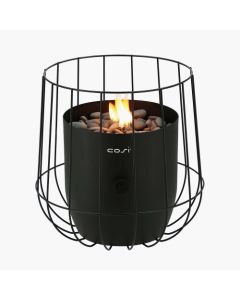 Cosiscoop Basket Gas Fire Lantern - Black