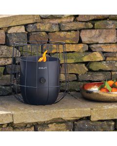 Cosiscoop Basket Gas Fire Lantern - Black