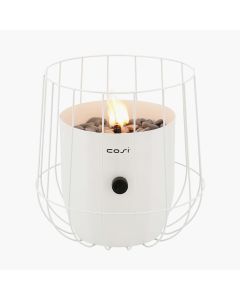 Cosiscoop  Basket Gas Fire Lantern - White