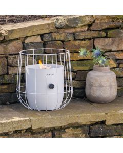 Cosiscoop  Basket Gas Fire Lantern - White