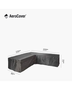 Outdoor Seating Set Aerocover L-Shape 220 x 220 x 90 x 70