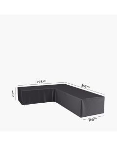 Lounge Set Aerocover Right Hand L-Shape 355 x 275 x 100 x 70