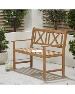 Cambridge Natural 2 Seat Bench