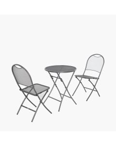 Café Latte Balcony Folding 2 Seat Set