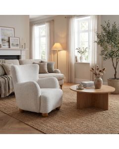 Greige Hui Large Arm Chair