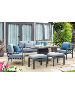 Titchwell Lounge Set With Gas Adjustable Table