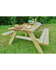 Evlo A Frame Deluxe Picnic Table 177x154x74cm