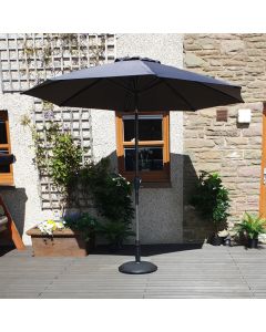 Elite 210cm Parasol  with Crank and Tilt Functions. Apple Green Canopy