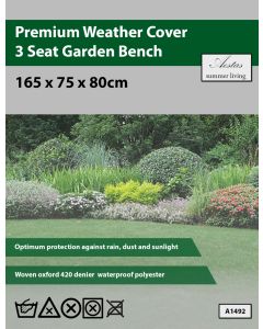 Premium 3 Seat Garden Bench Weathercover