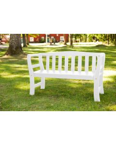 Dreaming 2 Seat Bench. White Lacquered FSC Pine.