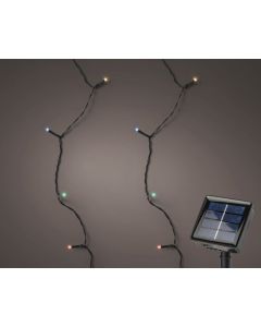 100 LED Outdoor Solar Twinkle Lights Multi Colour with 2 Functions