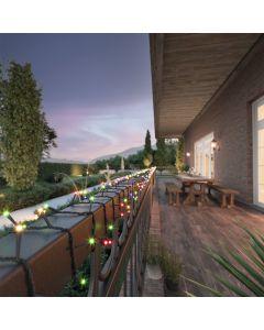 360 LED Outdoor Solar Lights Multi Colour with 8 Functions