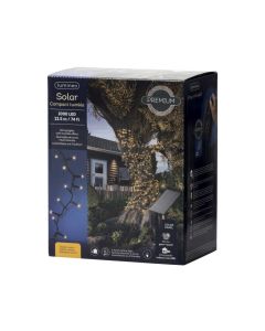 1000 LED Outdoor Compact Solar Lights Classic Warm White with 8 Functions