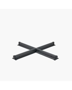 Platinum Cantilever Parasol Cross Base 100x100x6cm