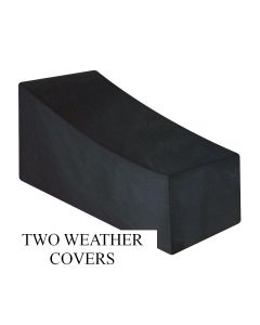 Pair of Large Sunlounger Weather Covers