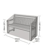 3 Seat Bench Weather Cover 163x66x81cm 