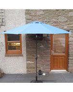Elite 210cm Crank & Tilt Parasol - Cornflower Blue
