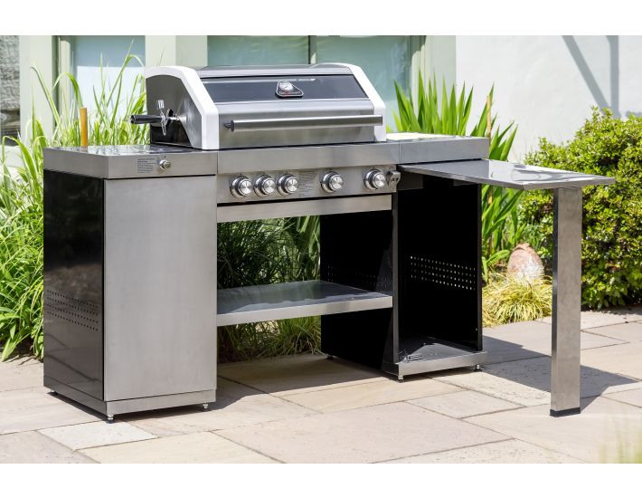 Grillstream Deluxe Island Hybrid BBQ 4 Burner Gas